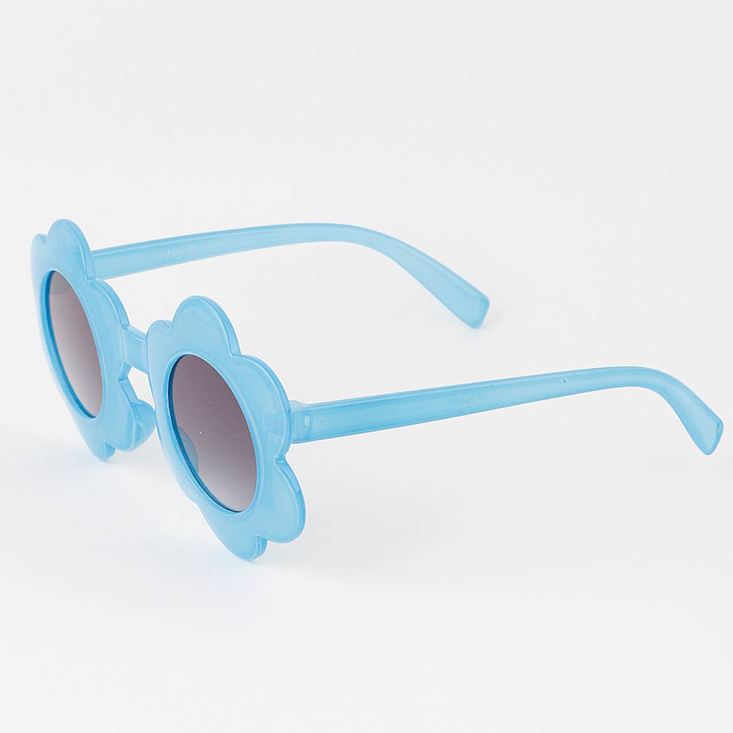 MIX  KIDS Bright Cartoon Flower Sunglasses for wholesale on Faire3