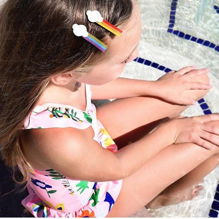 REMOVED BRAND - Wholesale Hair Clip - Kids - Rainbow Clips3