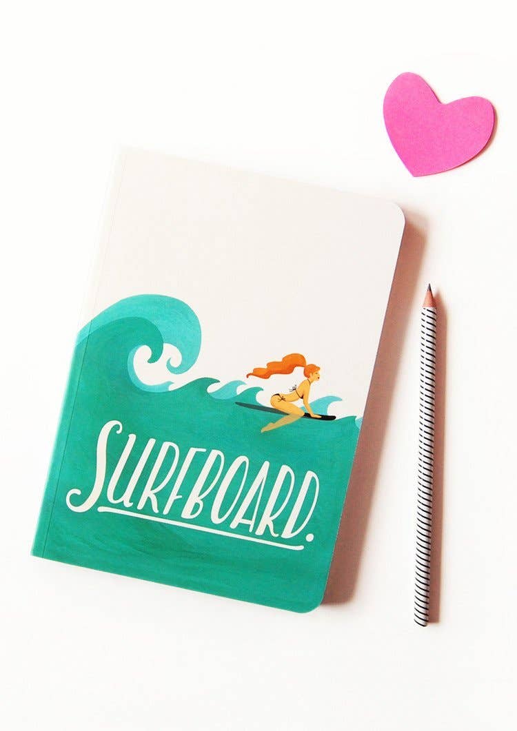 Draw Me a Song - Wholesale Notebook - Surfboard Notebook0