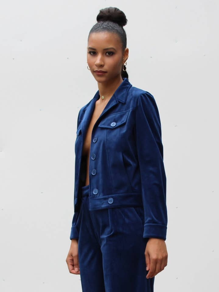 Samtjacke Adele für den Großhandel von Inès m.