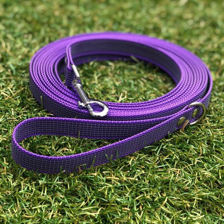 Four Paws Boutique - Venta al por mayor Correa - Perros - Correa antideslizante para perro en color púrpura - entrenamiento y rastreo4