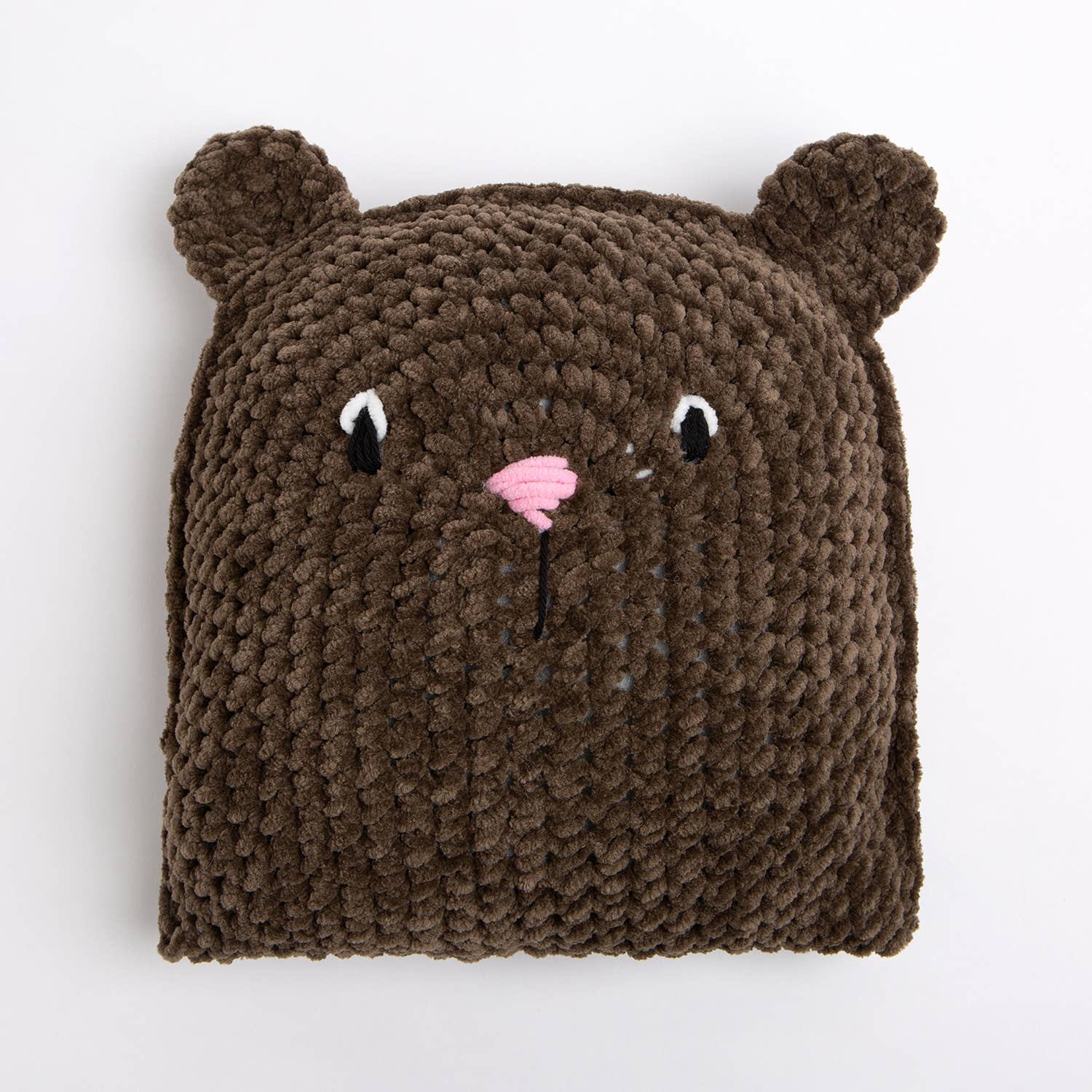 Wool Couture Company – wholesale Knitting/Crochet Supplies – Teddy Bear Cushion Easy Crochet Kit2