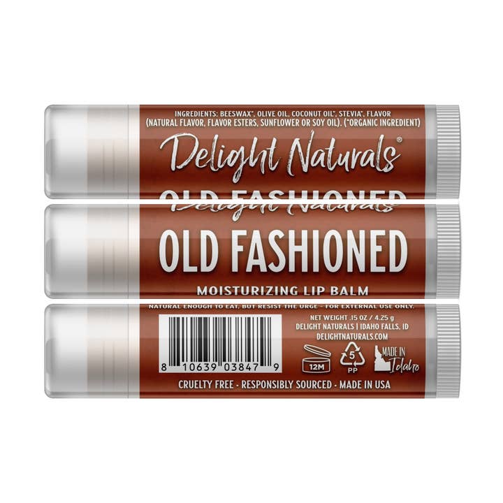 Delight Naturals - Wholesale Lip Balm - Old Fashioned Cocktail Lip Balm1