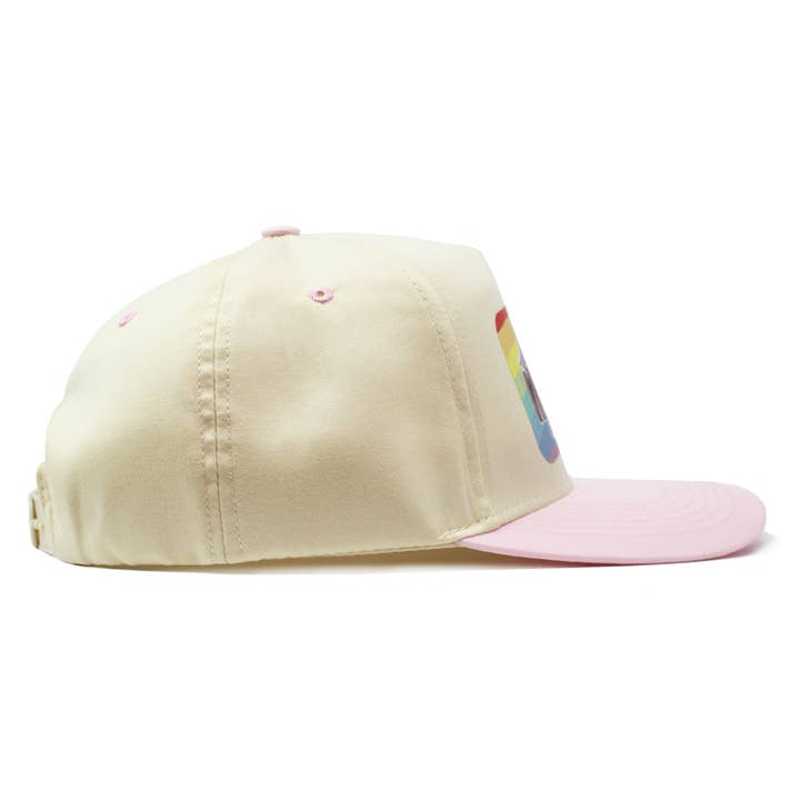 Natural Pink BAD MOMS CLUB SNAPBACK for wholesale on Faire