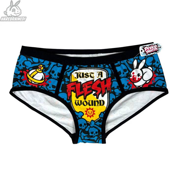 Harebrained! - Wholesale Underwear - Women's - Flesh Wound Period Panties