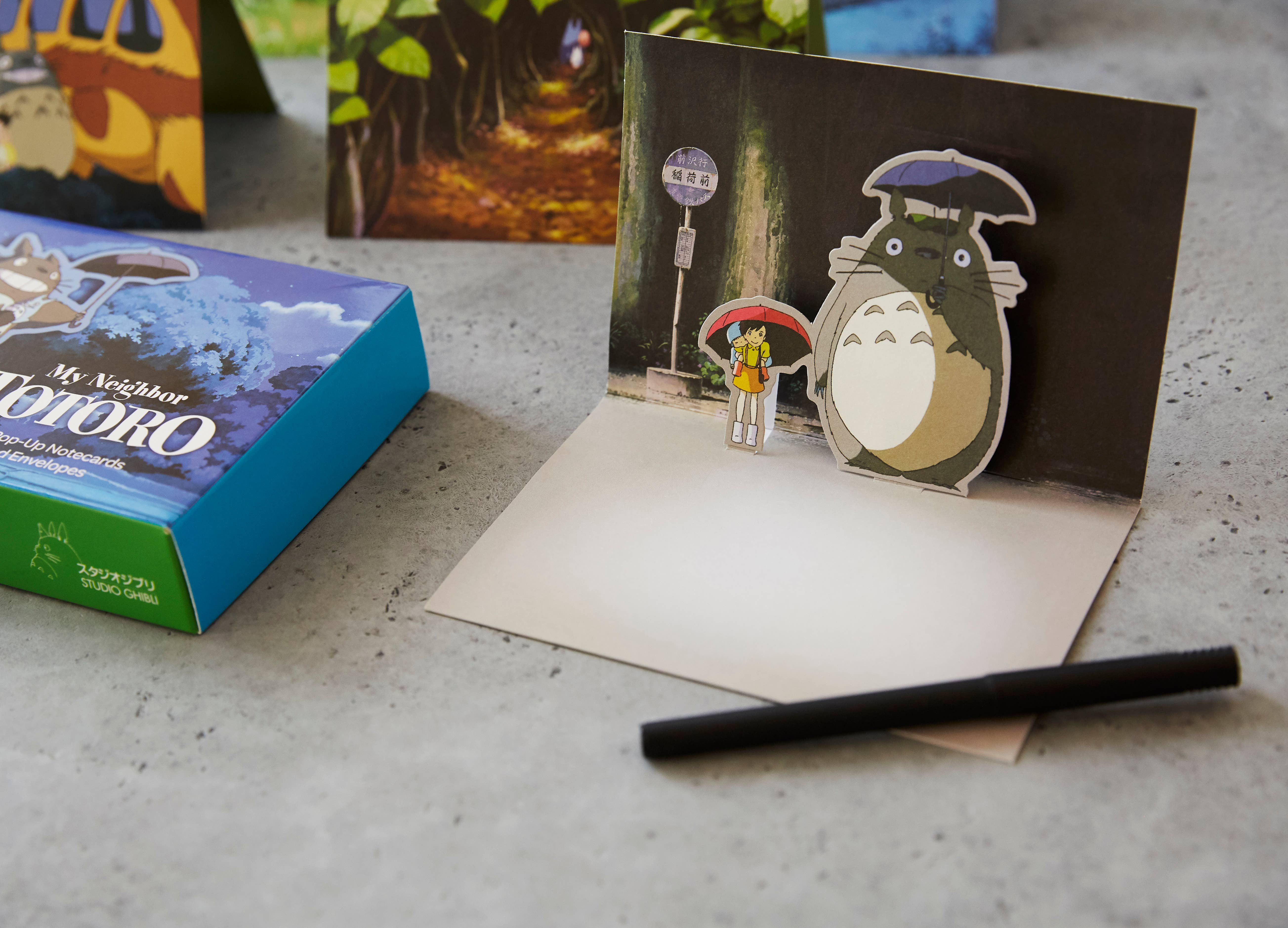 Chronicle Books - Wholesale Stationery/Notecard Set - Studio Ghibli My Neighbor Totoro Pop-Up Notecards12