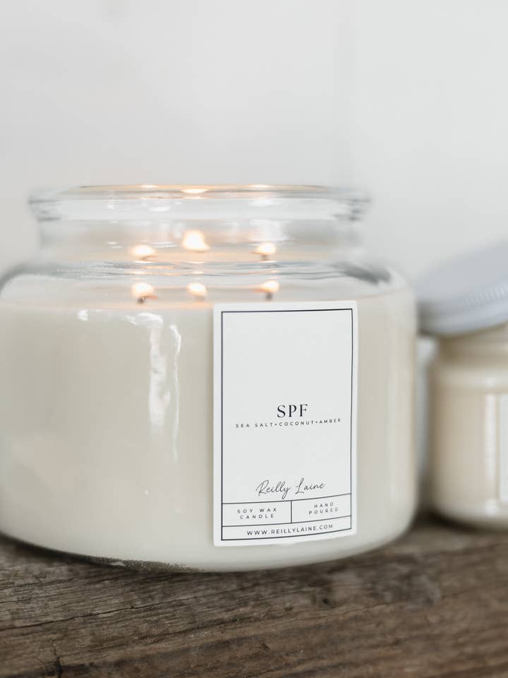 SPF Candle for wholesale by Reilly Laine