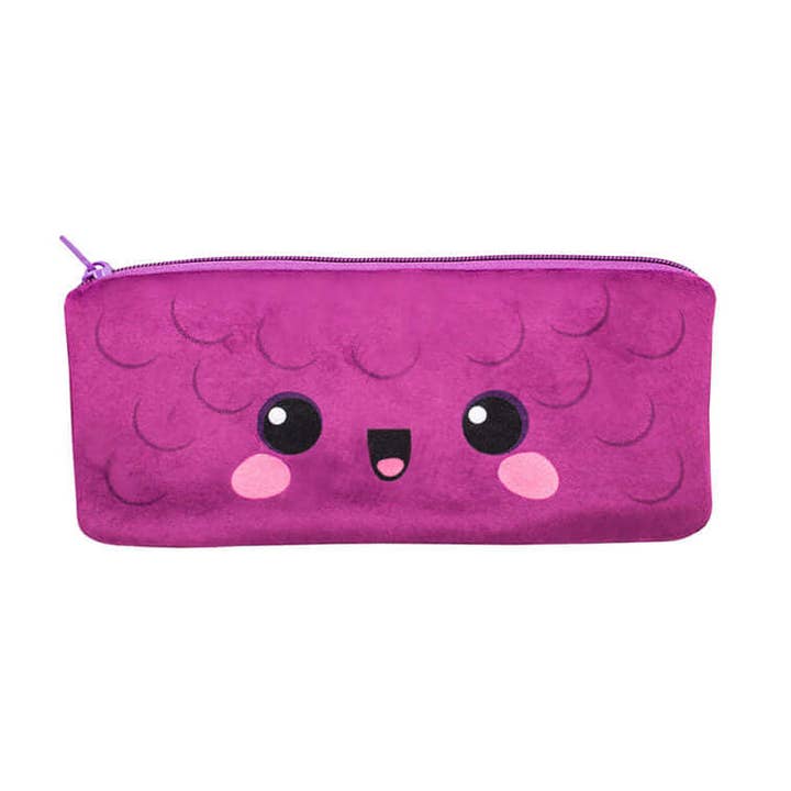 Scentco, Inc - Wholesale Pencil Case/Pouch - Cutie Fruities Plush Pencil Pouch - Grape