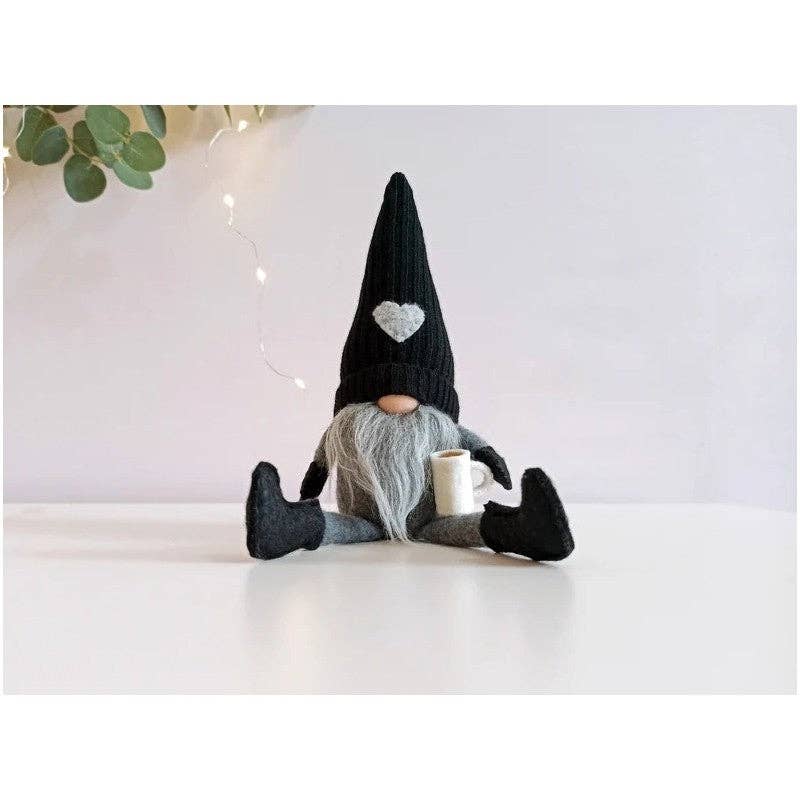 UZ Wholesale Store - Venta al por mayor Decoración navideña - Adornos navideños de muñeca enana sentada con piernas largas tejidas sin rostro, 1 unidad4