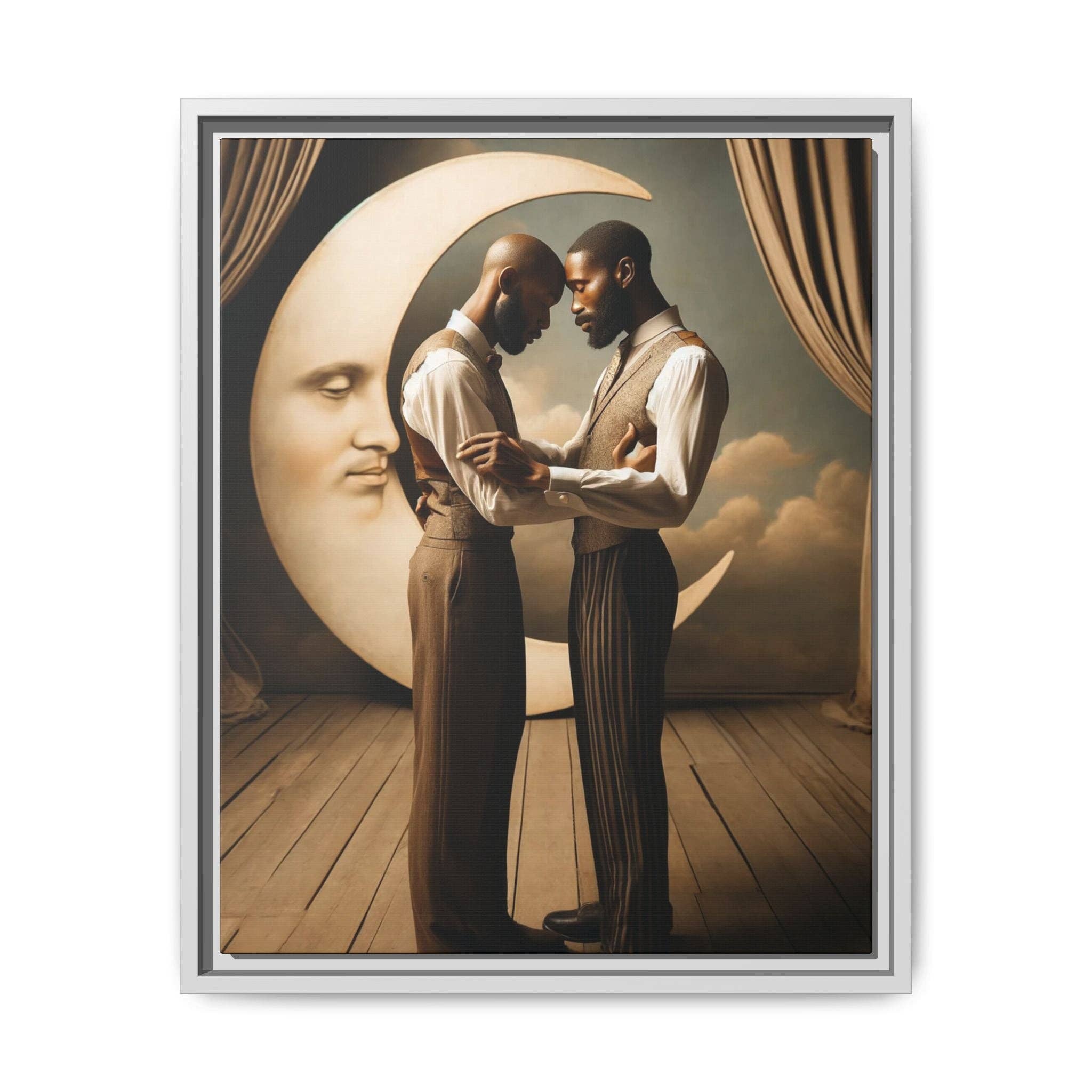 Walt & Pete - Wholesale Art Print - Missing Art Studies - Man In The Moon 0022