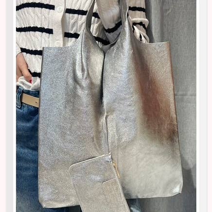 Z et Z - Vendita all'ingrosso Marsupio - Donna - Borsa tote in pelle granulata o pelle iridescente2