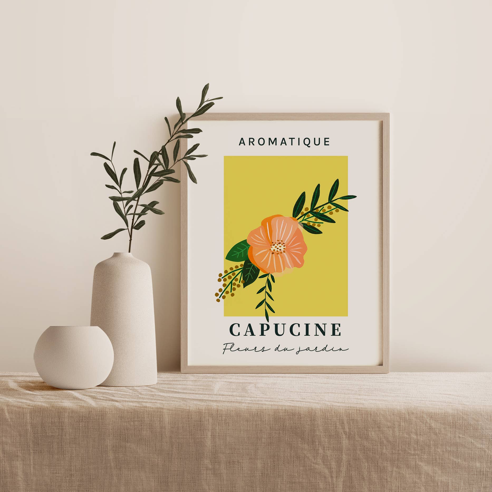 Graphijoy - Wholesale Poster - Nasturtium floral poster3