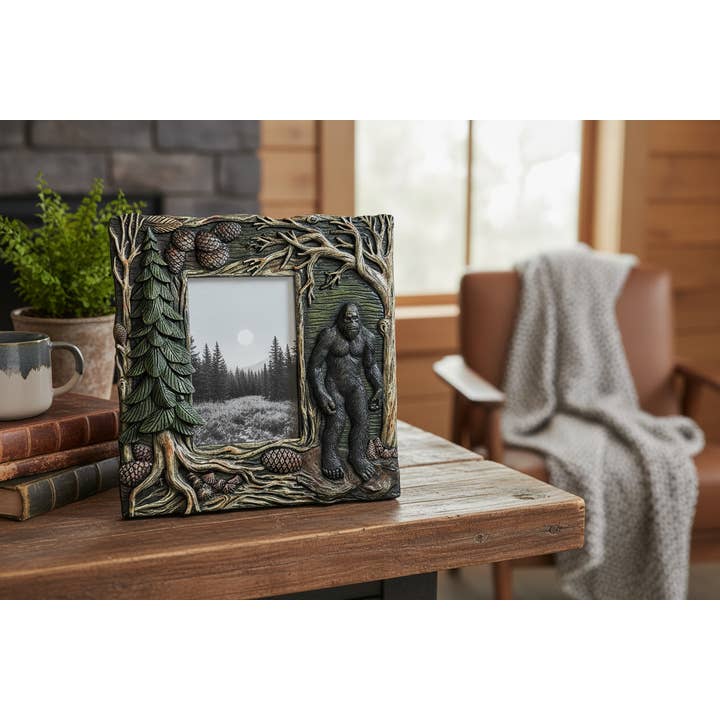 De Leon Collections - Wholesale Picture Frame - Bigfoot Woods Forest Nature Pinecone 6” x 4” Picture Frame2