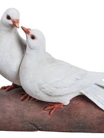 8,5-Zoll-Taubenfigur, thront auf einem Ast für den Großhandel von Halcyon Generation