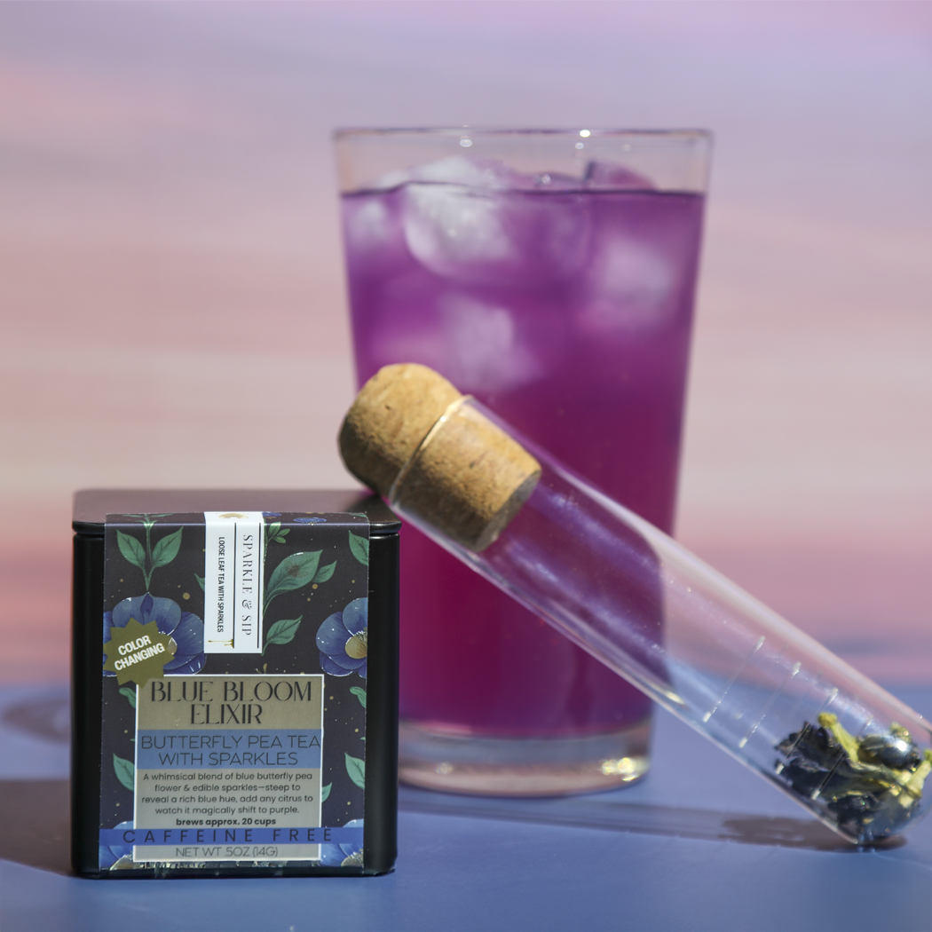 The Enchanted Hive - Wholesale Loose Tea - Sparkle & Sip Blue Blue Bloom Elixir Color-Changing Tea5
