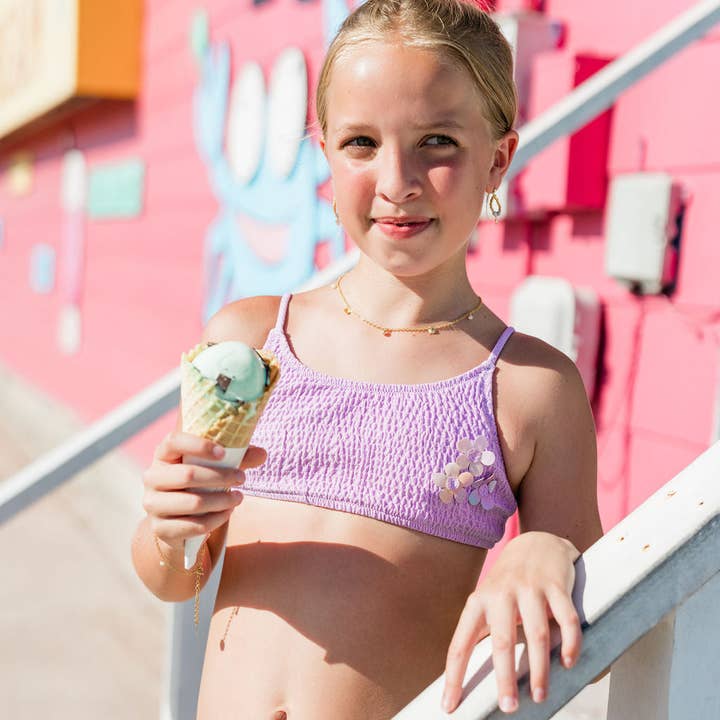 Isis Sunset enfärgad tvådelad baddräkt för flickor för wholesale av Chipote Pas