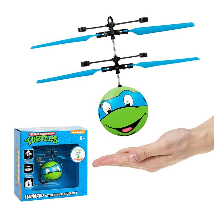 World Tech Toys - Wholesale Toy Plane - Kids - Nickelodeon TMNT Leonardo UFO Ball Helicopter