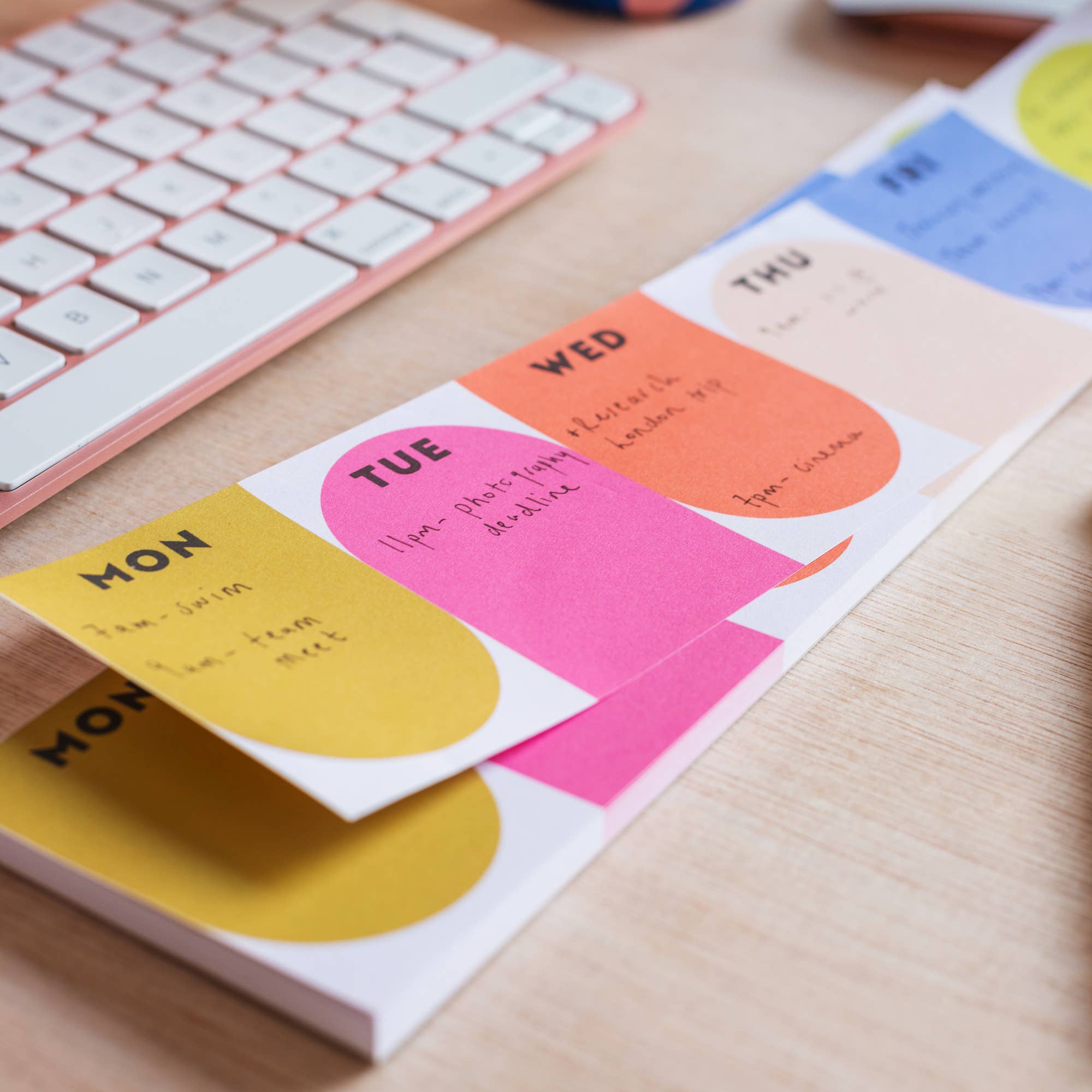 Good Tuesday (Once Upon a Tuesday) - Wholesale Planner - Keyboard Weekly Planner Pad | Bright Arches1