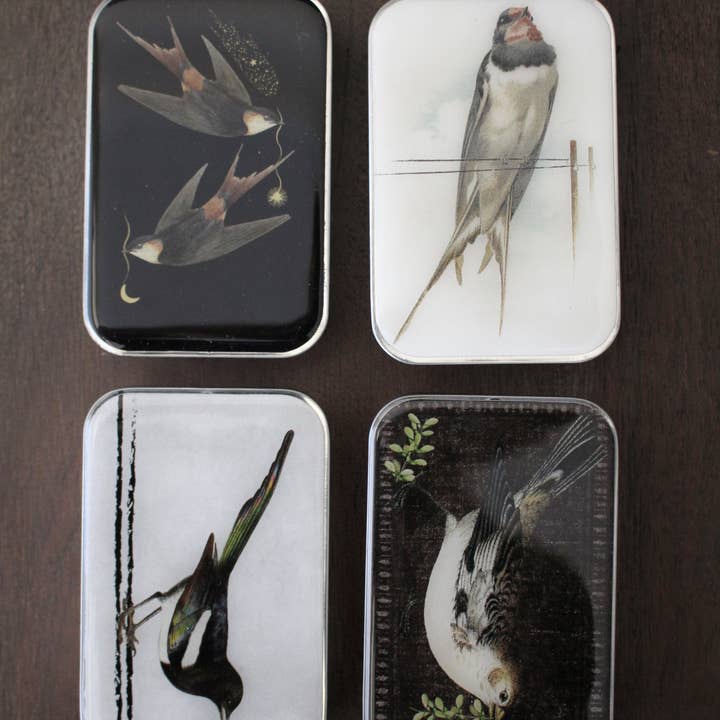 NNK Press - Wholesale Knitting/Crochet Supplies - "Birds Of A Feather..." Notion Tins (Set of 4)7