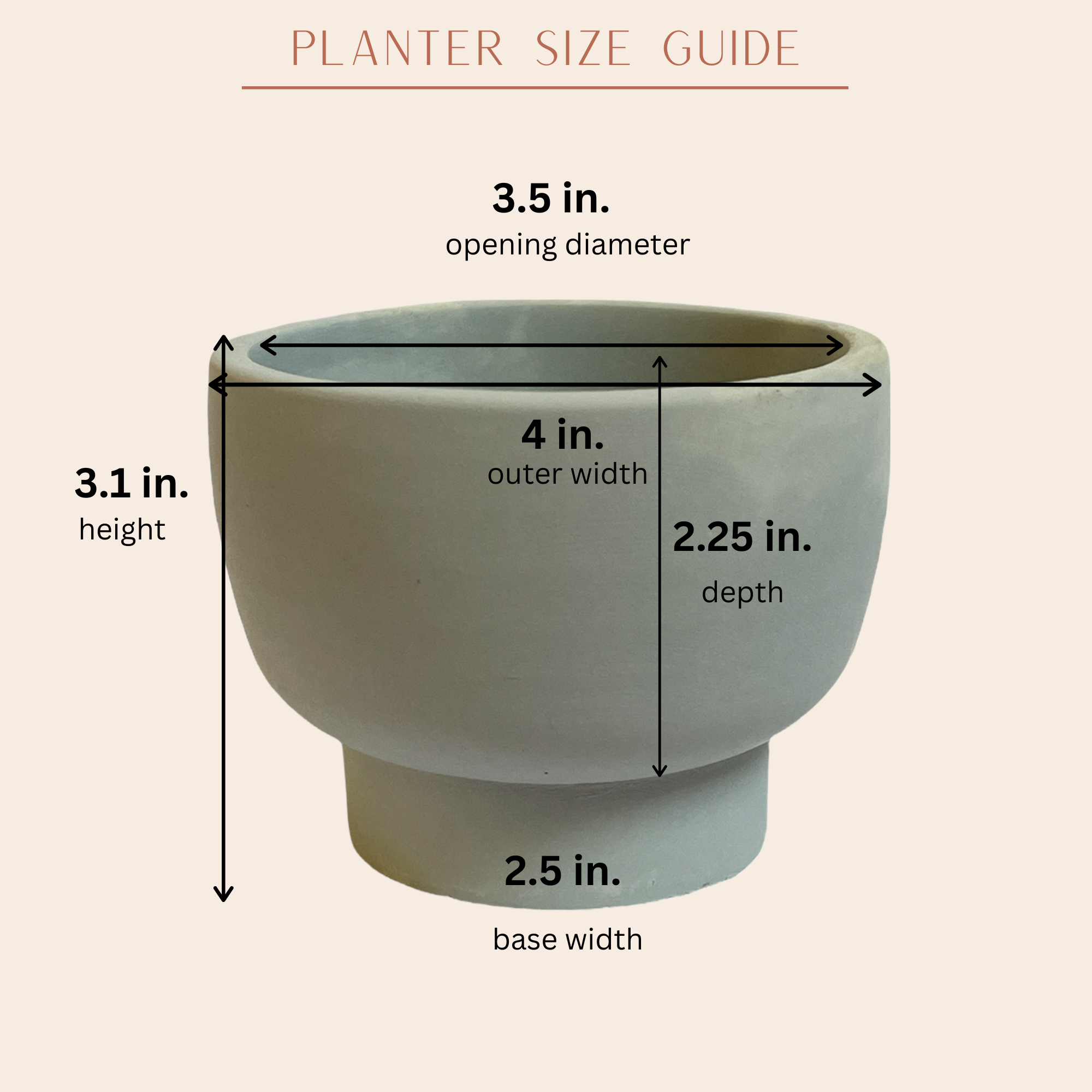 Lex Moderne - Wholesale Plant Pot - Modern Cement Planter2
