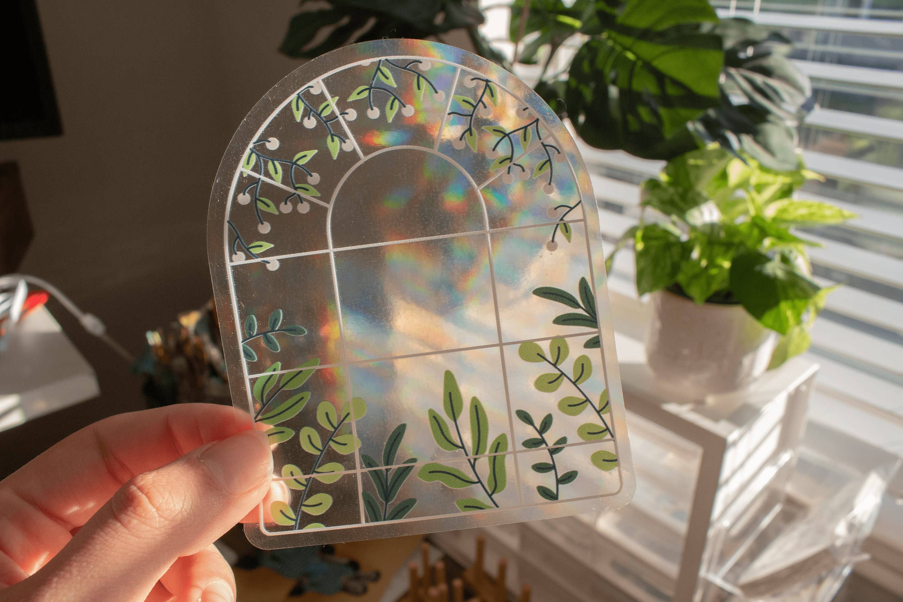 Jollie Ollie Designs - Wholesale Suncatcher - Greenhouse Suncatcher Window Decal3