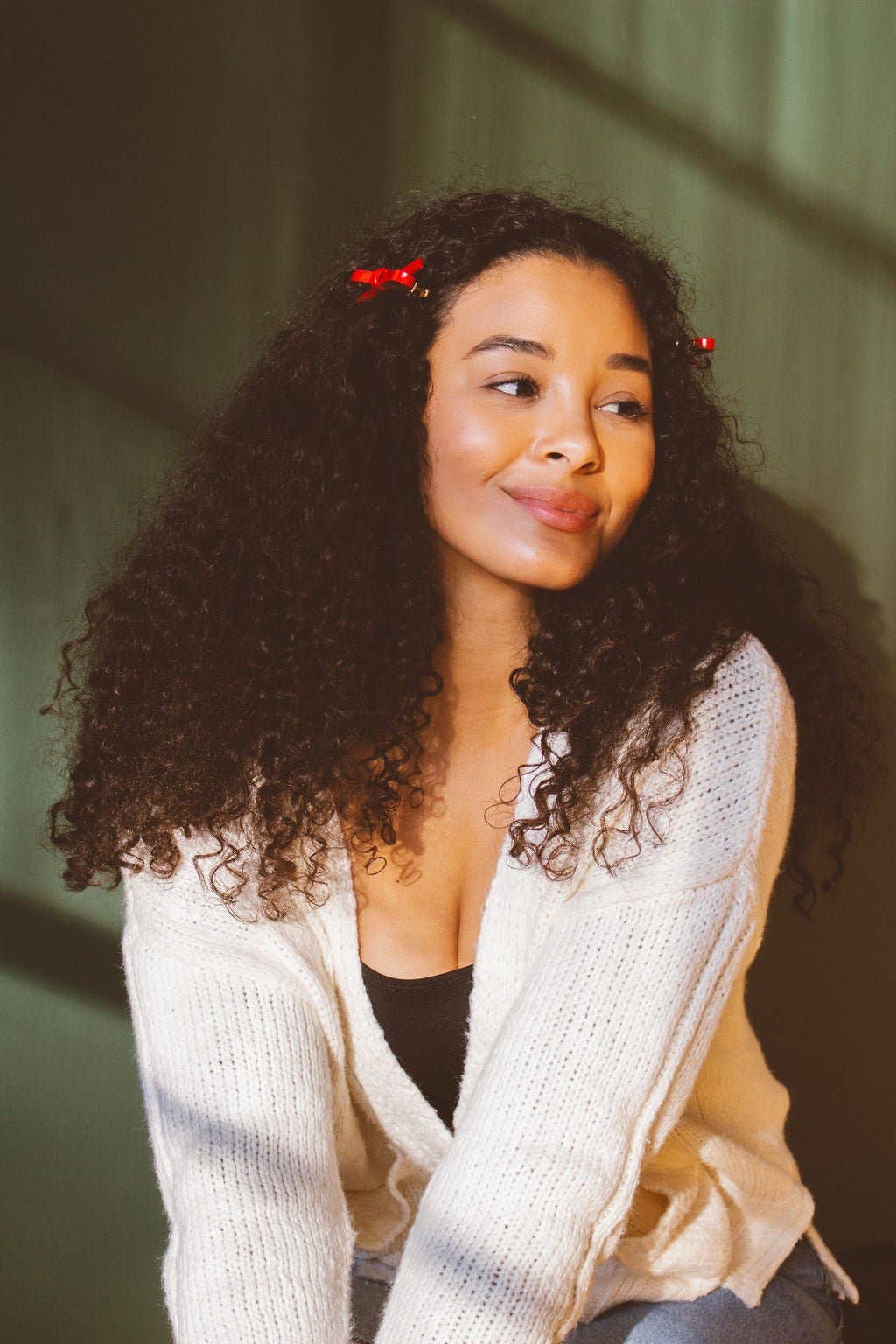 Shop Andi - Wholesale Hair Bow - Women's - Ruby Red Acetate Bow Clip 2-pack2