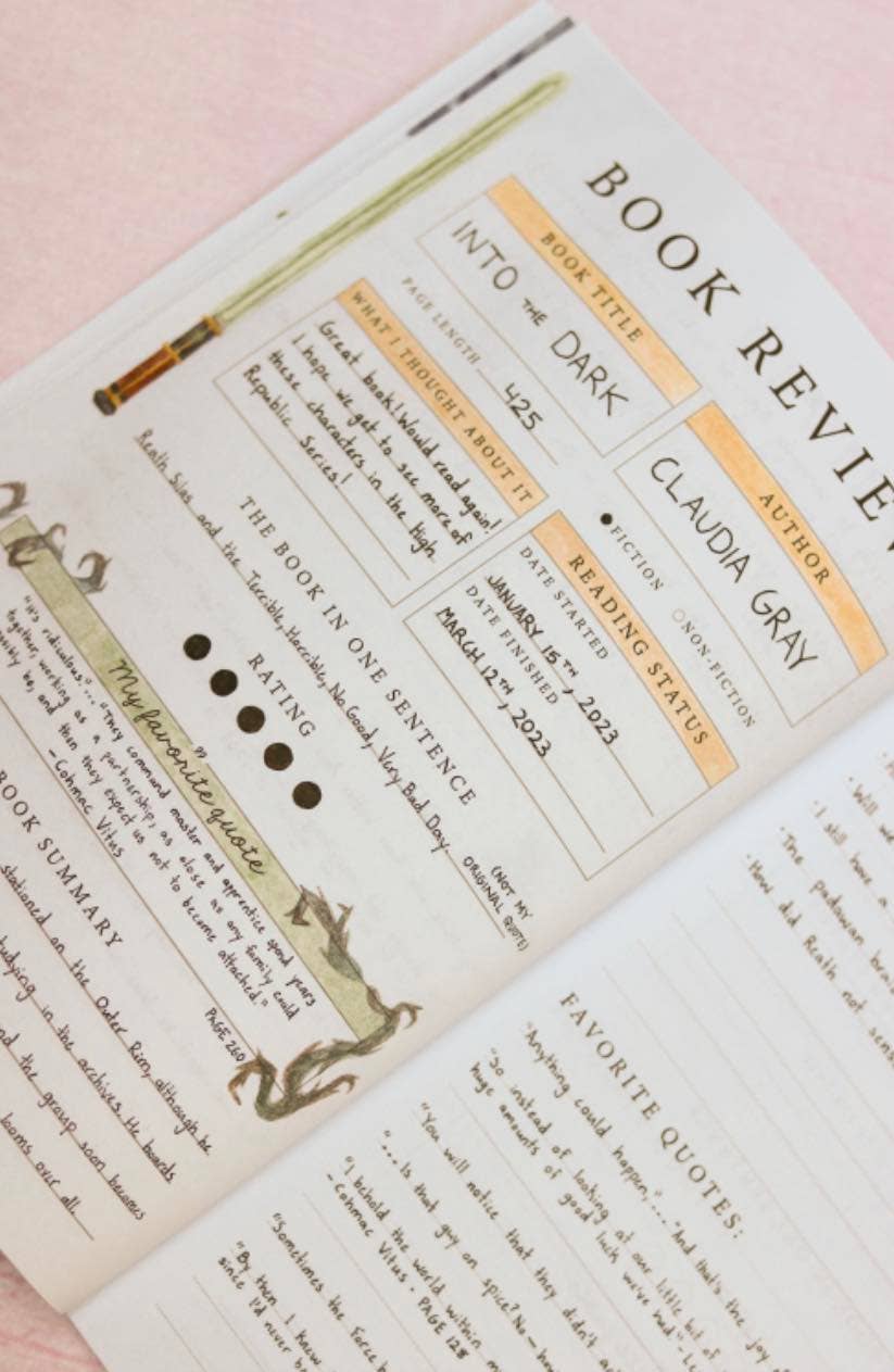 Cozi Nook - Wholesale Dagboek/agenda - My Reading Journal Lichtblauw6