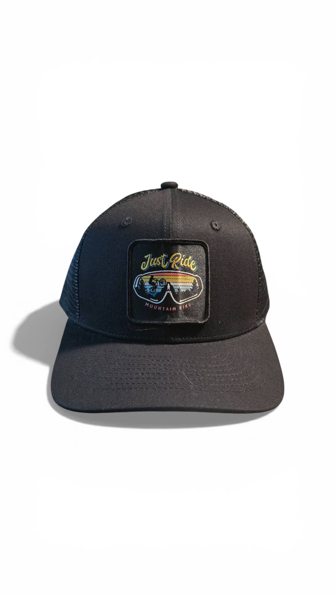 PNW Apparel - Vente Casquette de camionneur – unisexe - Casquette Trucker Just Ride Retro Mountain Bike15