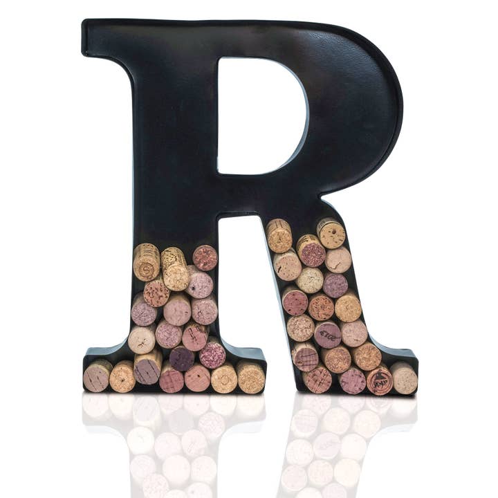 MADE EASY KIT - Wholesale Wine cork holder - Made Easy Kit Metal Letter Wine Cork Holder w/Wall Mount Kit31