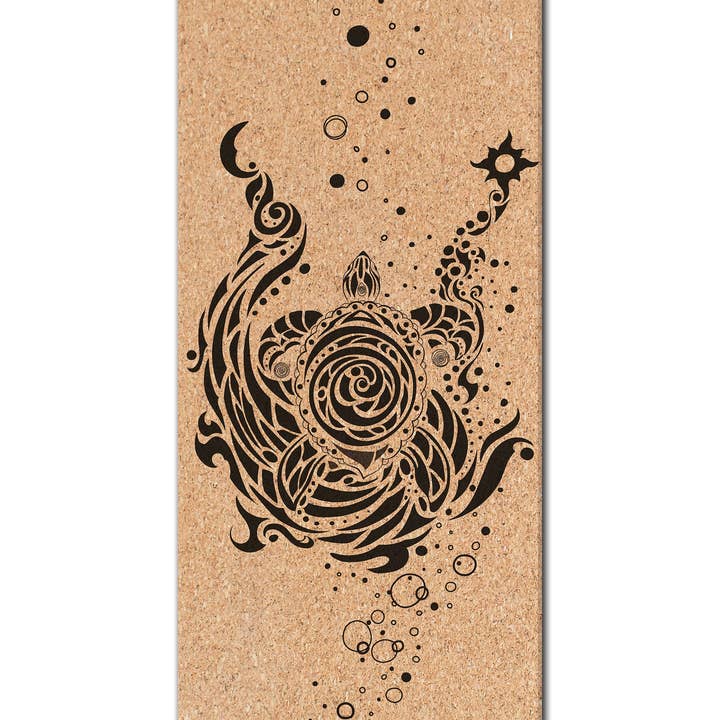 iláSTRATE™ - Wholesale Yoga Mat - Tribute to Keya (Turtle) Cork Yoga Mat