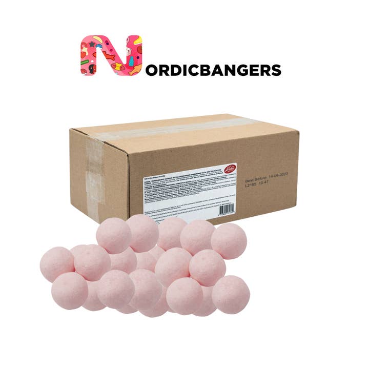 Mjuka jordgubbsbonboner for wholesale by Nordicbangers - Swedish Candy Supply