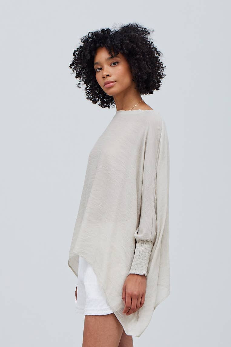 Grade & Gather - Vente Chemisier – femme - 40250PP - BLOUSE À MANCHES SMOCKÉES25