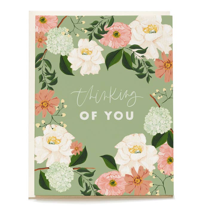 Sage Rose Sympathy Greeting Card for wholesale by Pen + Pillar