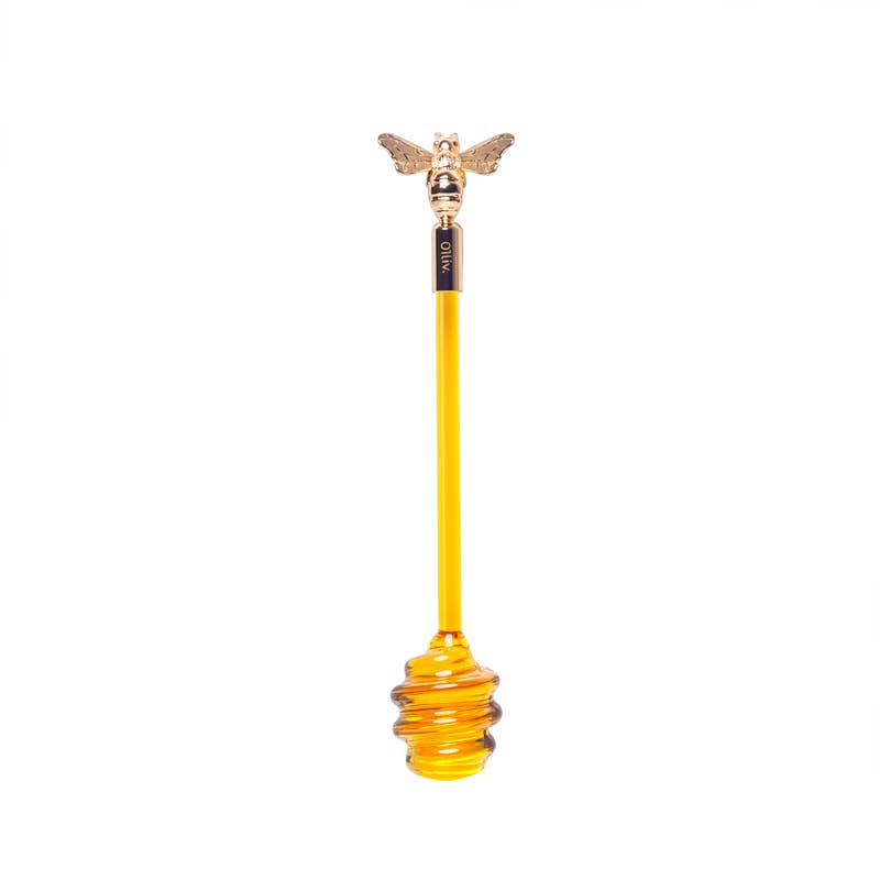 01living Ltd - Wholesale Honey Dipper - Glass Honey Dipper with Bee Head1