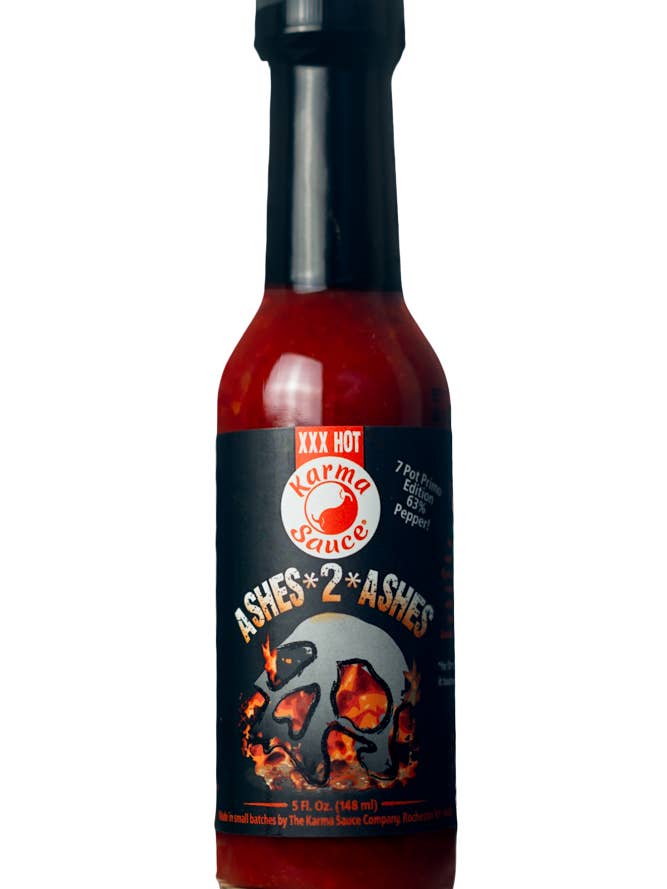 Ashes-2-Ashes sold in increments of 6 for wholesale by Karma Sauce