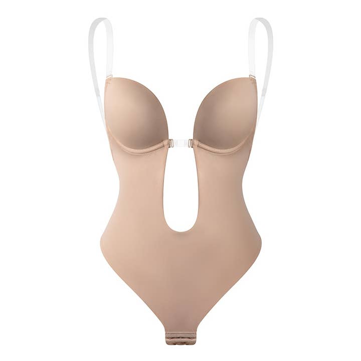 Entrenador moldeador tipo body en V profundo para mujer para venta al por mayor de The Lounge Edit