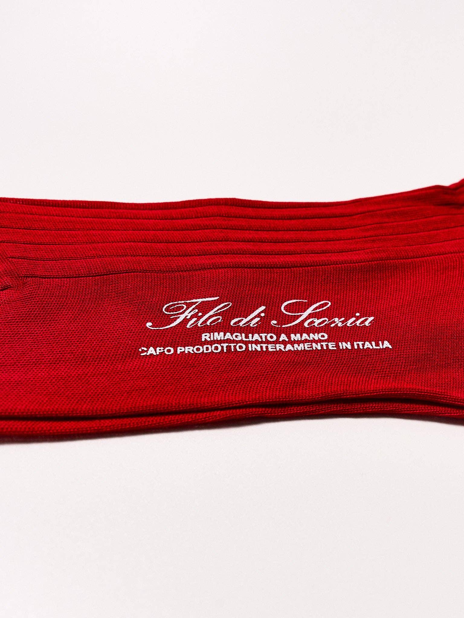 Hermani Heritage – wholesale Socks – Women's – Donna Filo di Scozia Cotton - Scarlatto5