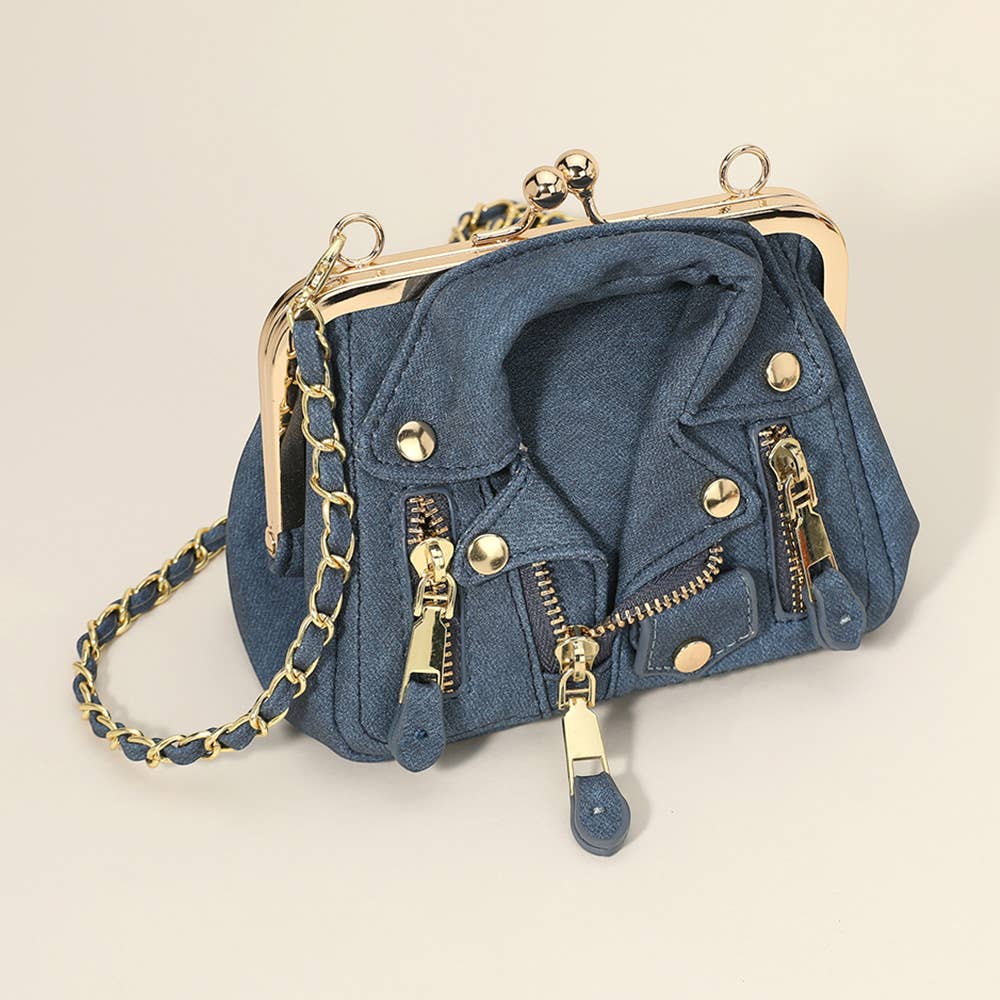 Sensibling Corp. - Wholesale Crossbody Bag - Women's - Faux Leather Motorcycle Jacket Purse / Crossbody Bag1