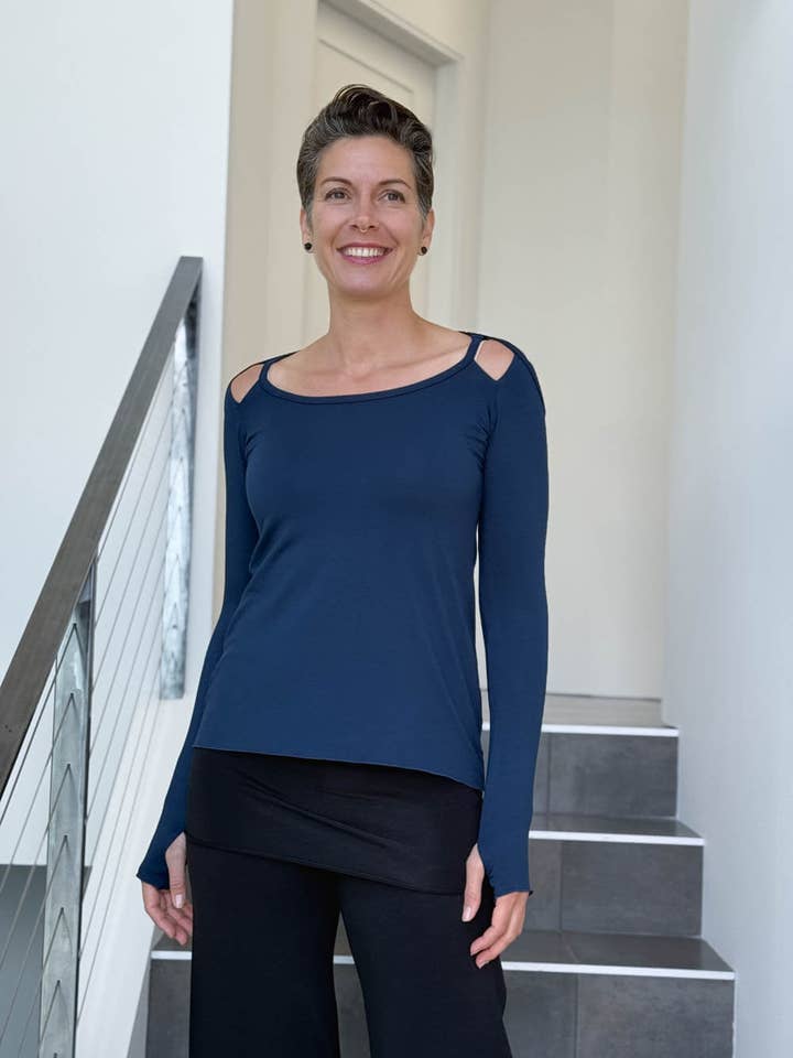 CARAUCCI - Wholesale Knit Top - Women's - Peekaboo Long Sleeve Top8