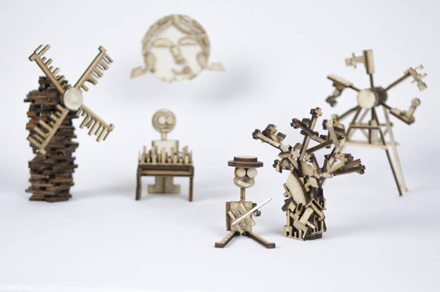 NKD Puzzle – Großhandel Bastelset – Holzteile für kreatives Hobby „CREACHUTE“10