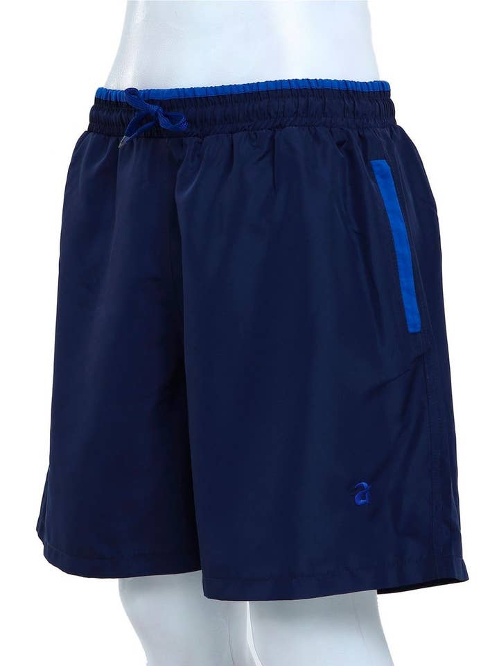 Argisa Plain Battal Shorts Argisa Navy blue for wholesale by Argisa