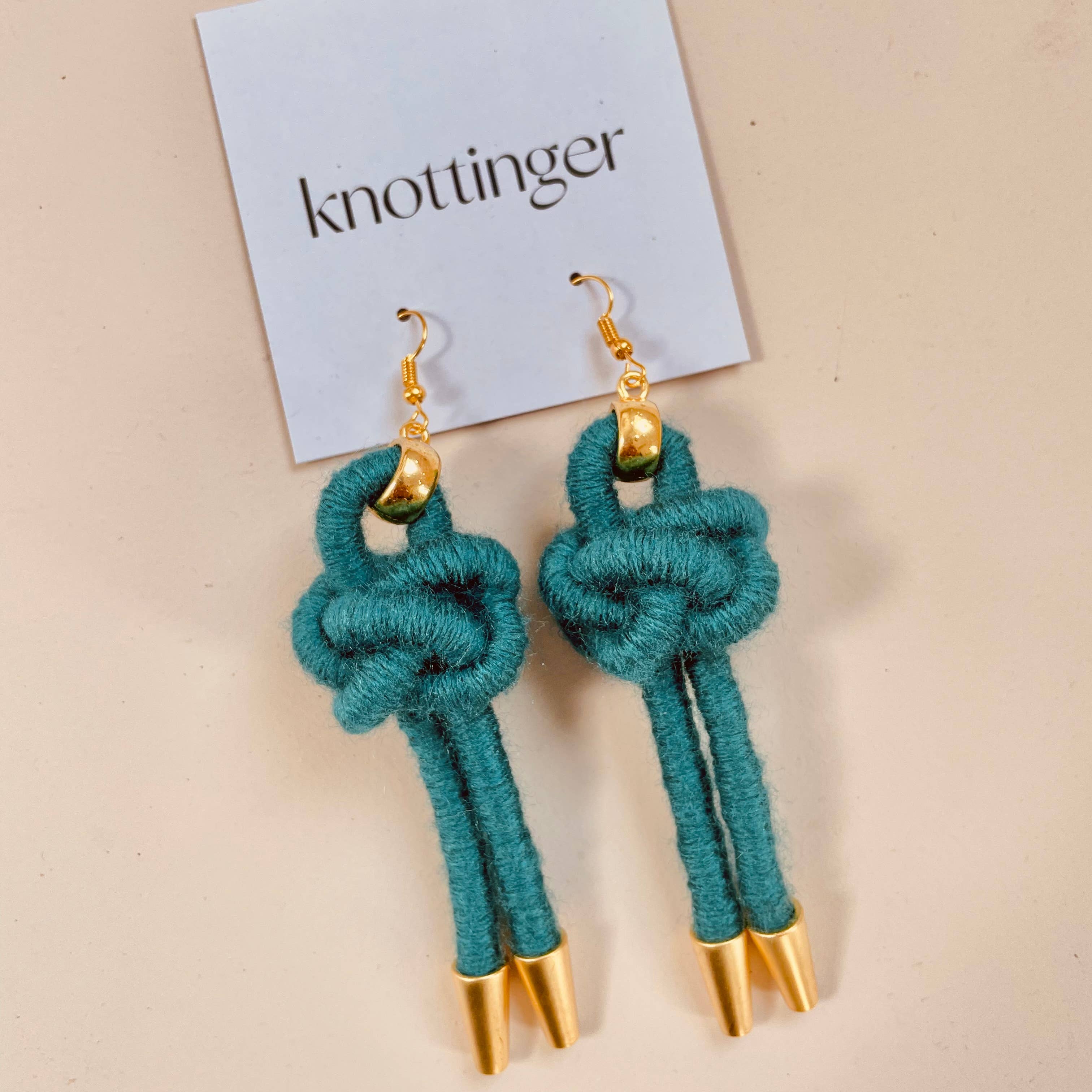 Knottinger - Wholesale Dangle Earrings - Diamond knot earrings4