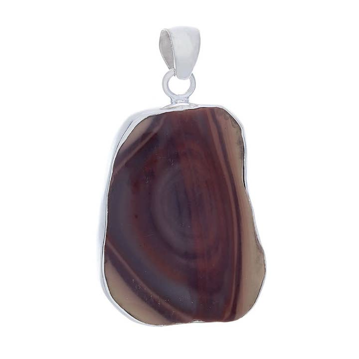 Imperial Agate Medium Geode Slice Pendant for wholesale by Kheops BLJ Jewelry