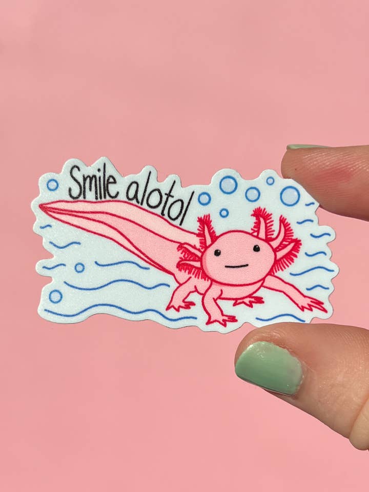 Pegatina de sonrisa alotol para venta al por mayor de Uplifter Sticker