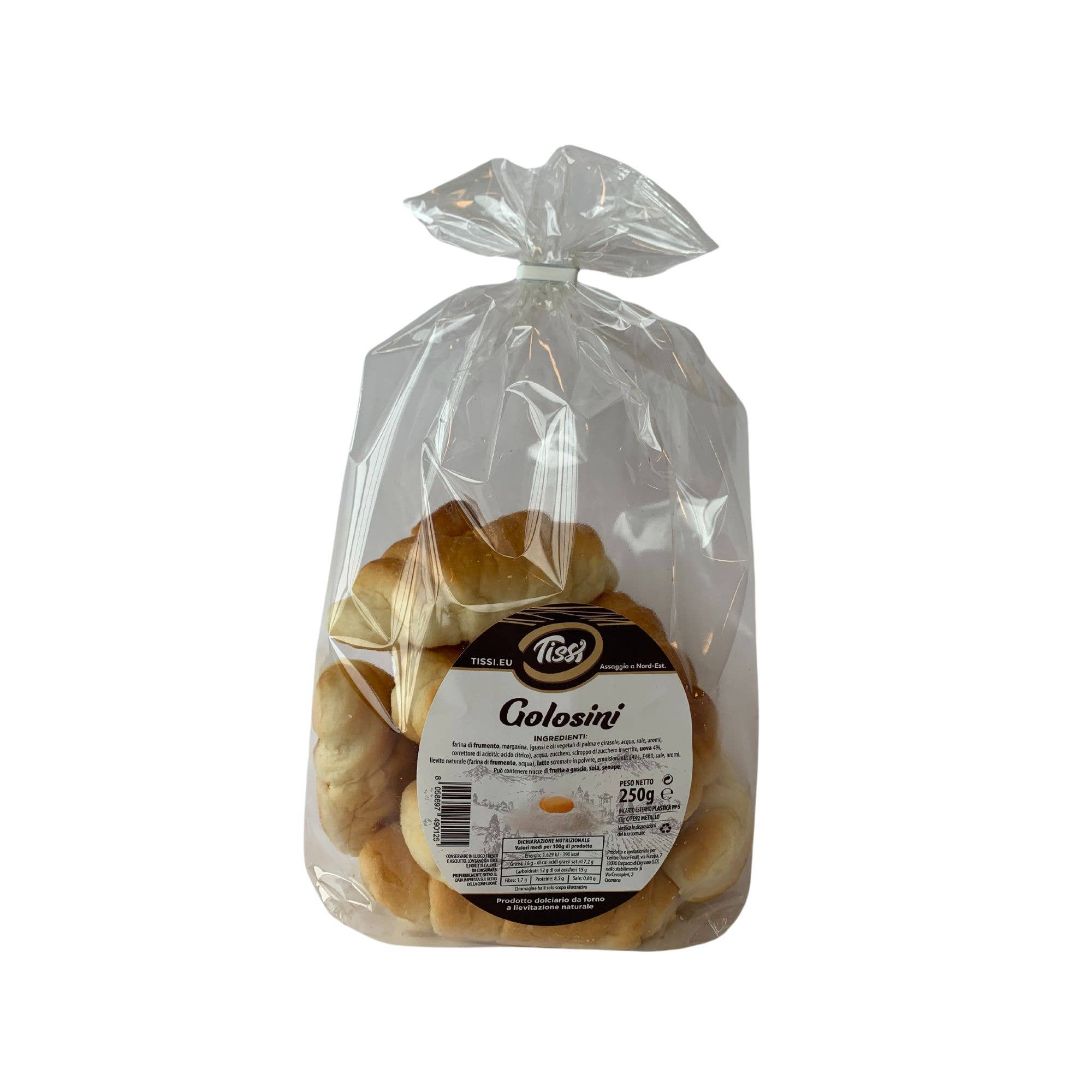 CENTRO DOLCE FRIULI – Engroshandel Cookie – Tissi Golosini - 250 g
