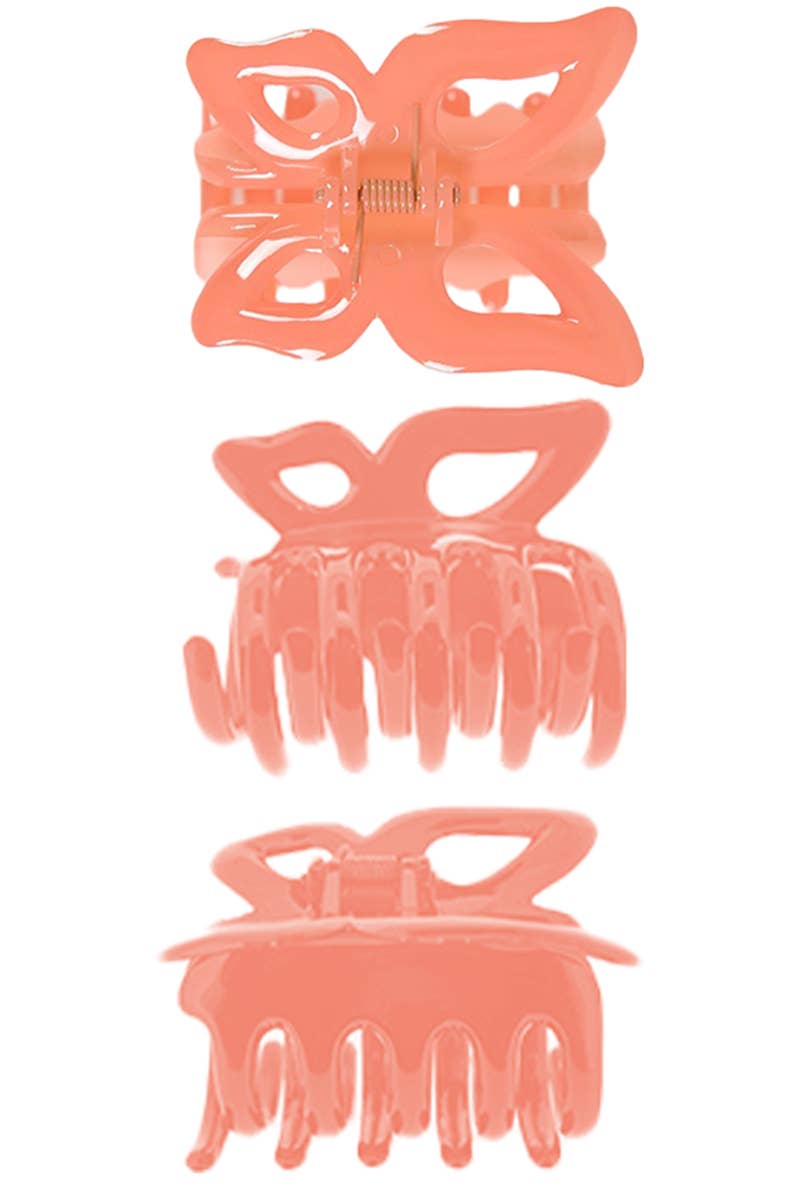 Cap Zone - Wholesale Haarclip - Dames - Vlinderglanzende Candy Pastel Y2K modieuze haarklauw2