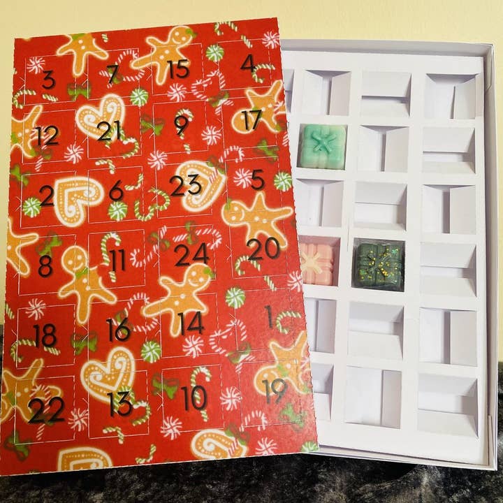 Advent Calendar Gingerbread Man - Pre Order for wholesale by Melt into Scent