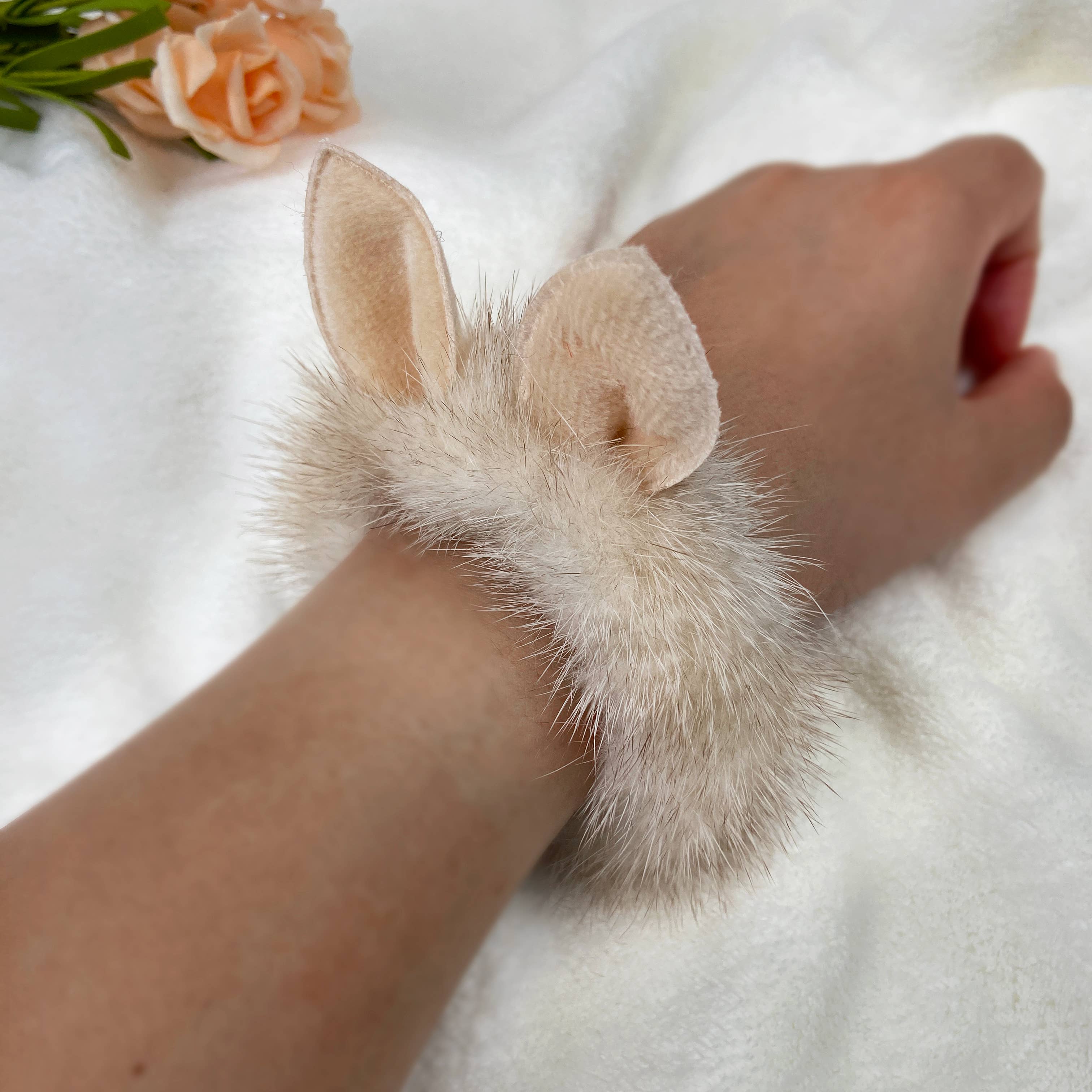 SoapElenGlen - Wholesale Hair Tie - Mink Fur Cute Hair Tie3