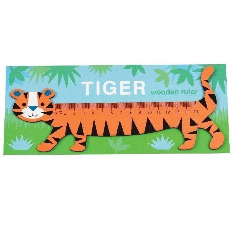 Rex B2B - UK – wholesale Ruler – Wooden 15cm Ruler - Tiger0