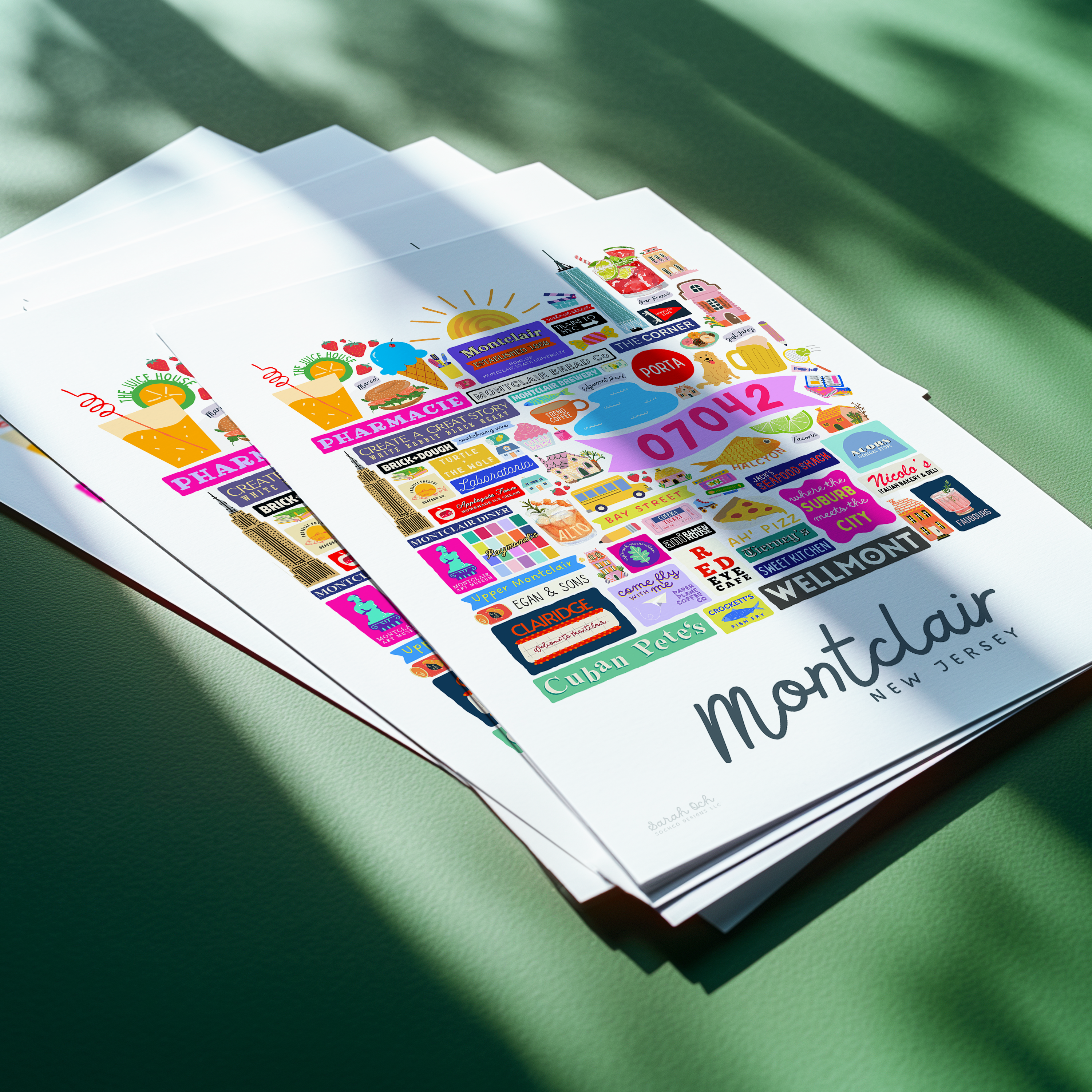 SochCo Designs - Wholesale Art Print - Montclair, NJ2